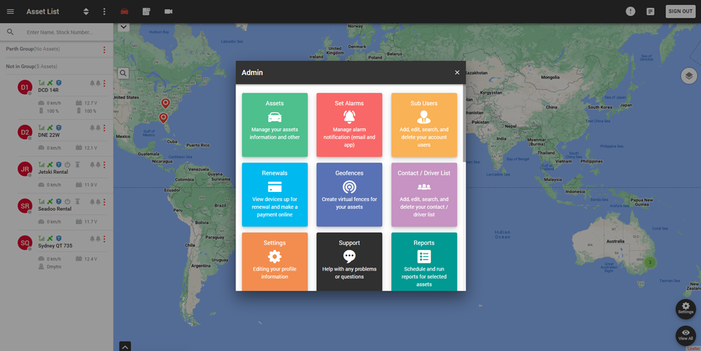 Settings tile screenshot